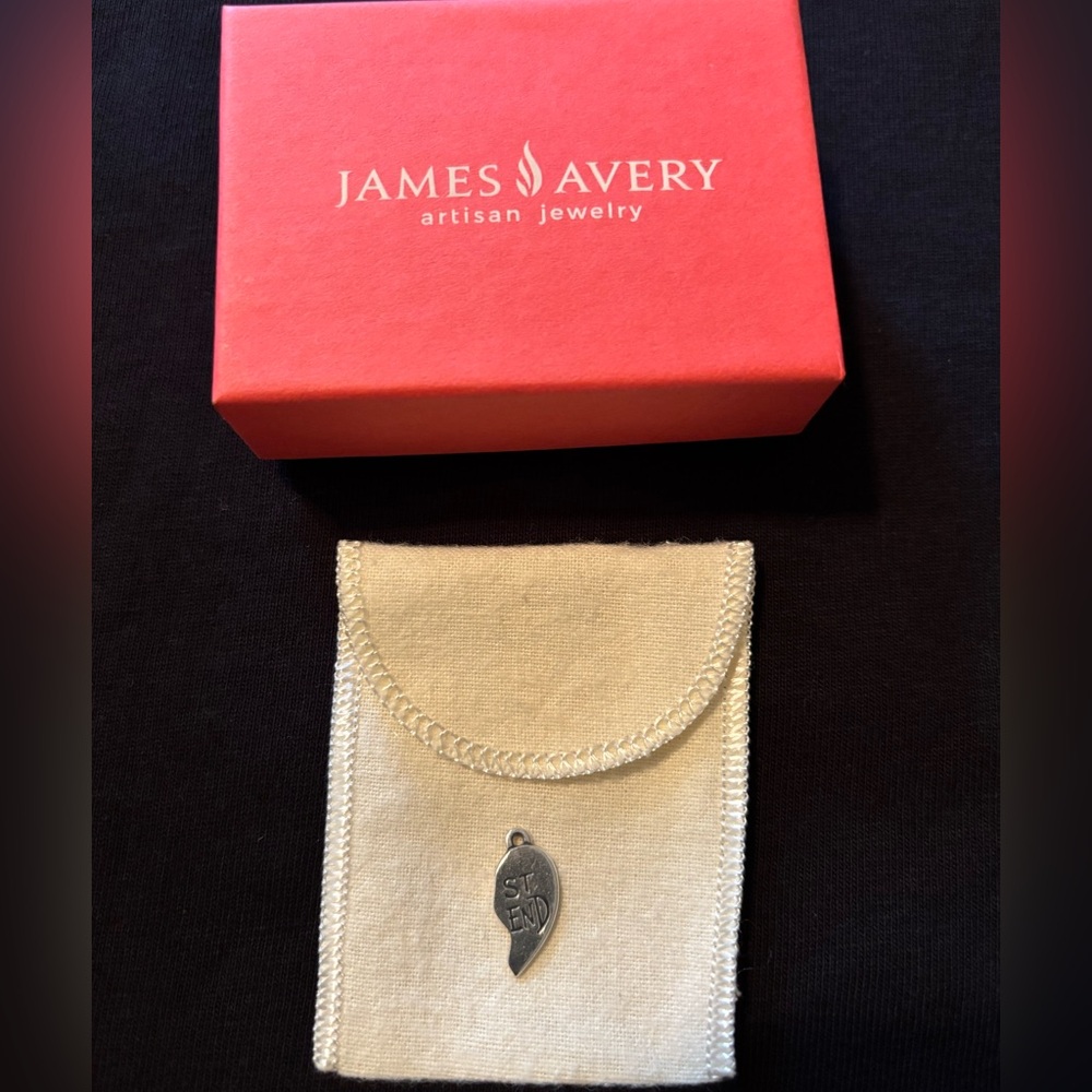 James Avery best friend charm RIGHT HALF ONLY